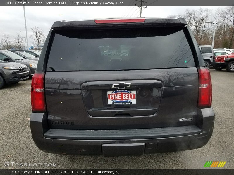 Tungsten Metallic / Cocoa/Dune 2018 Chevrolet Tahoe Premier 4WD