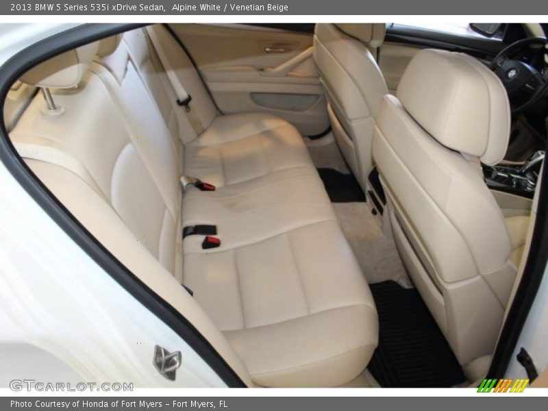 Alpine White / Venetian Beige 2013 BMW 5 Series 535i xDrive Sedan
