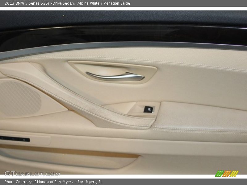Alpine White / Venetian Beige 2013 BMW 5 Series 535i xDrive Sedan