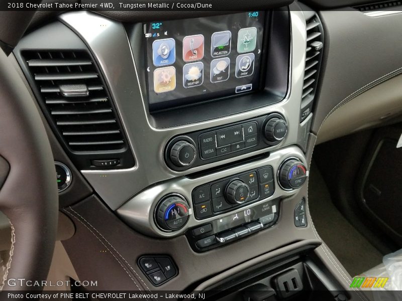 Tungsten Metallic / Cocoa/Dune 2018 Chevrolet Tahoe Premier 4WD