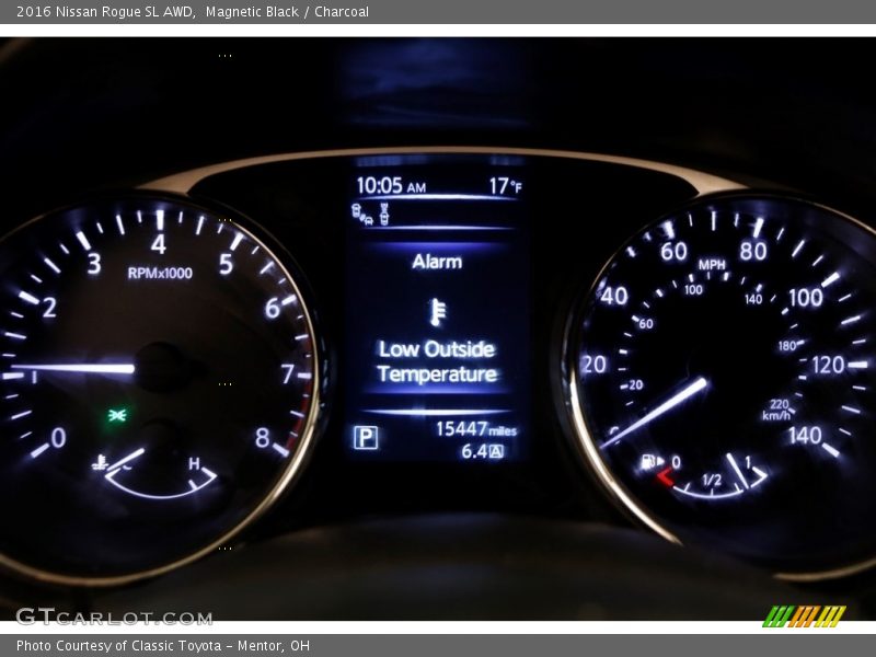 Magnetic Black / Charcoal 2016 Nissan Rogue SL AWD