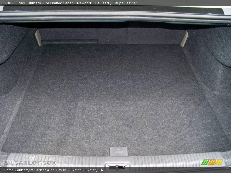 Newport Blue Pearl / Taupe Leather 2007 Subaru Outback 2.5i Limited Sedan
