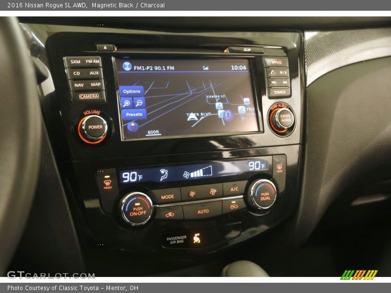 Magnetic Black / Charcoal 2016 Nissan Rogue SL AWD
