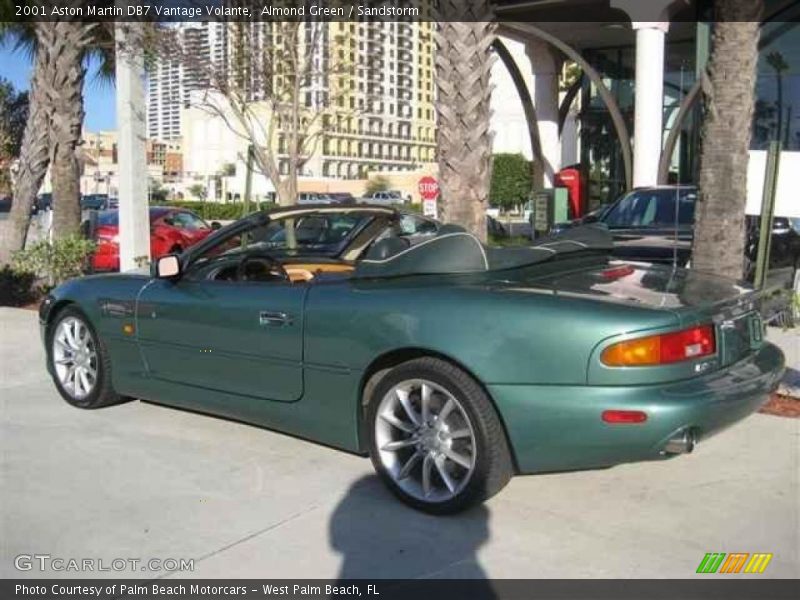 Almond Green / Sandstorm 2001 Aston Martin DB7 Vantage Volante