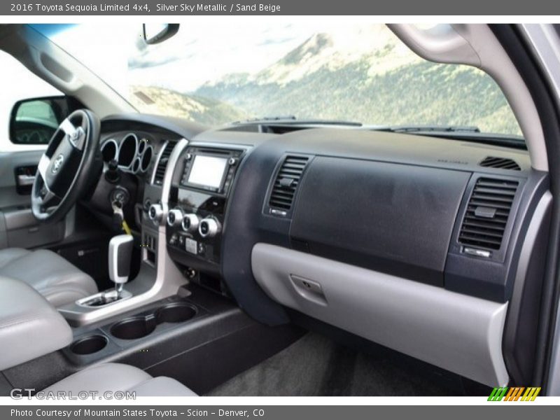 Silver Sky Metallic / Sand Beige 2016 Toyota Sequoia Limited 4x4