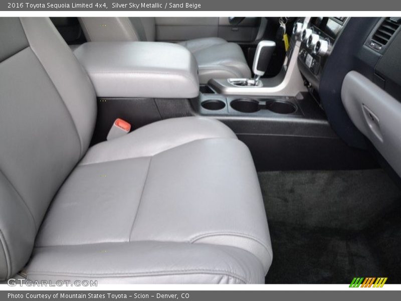 Silver Sky Metallic / Sand Beige 2016 Toyota Sequoia Limited 4x4