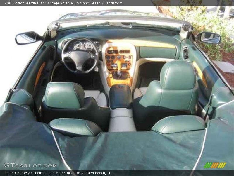 Almond Green / Sandstorm 2001 Aston Martin DB7 Vantage Volante