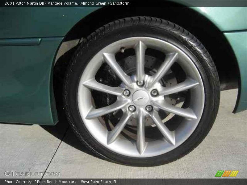 Almond Green / Sandstorm 2001 Aston Martin DB7 Vantage Volante