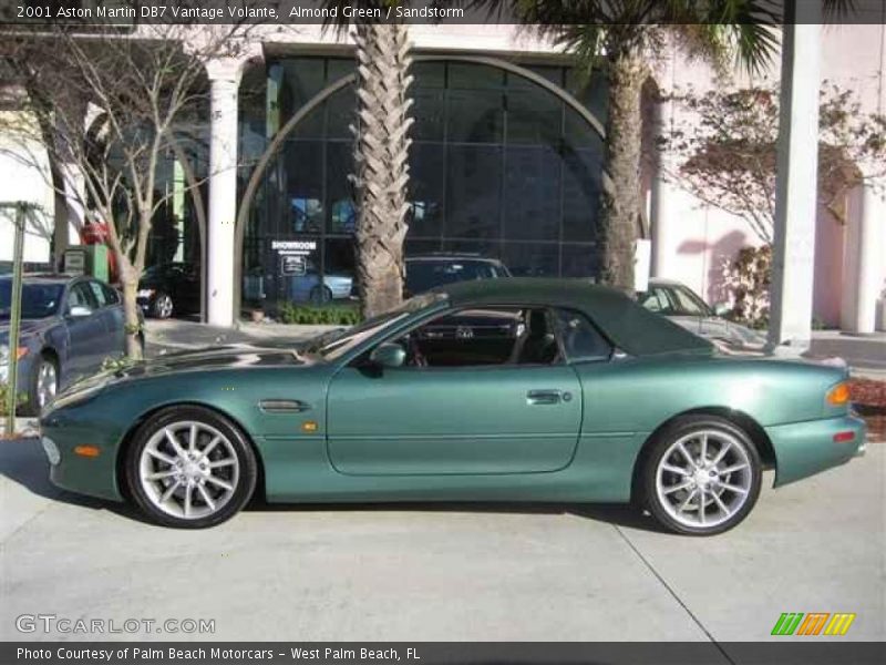 Almond Green / Sandstorm 2001 Aston Martin DB7 Vantage Volante