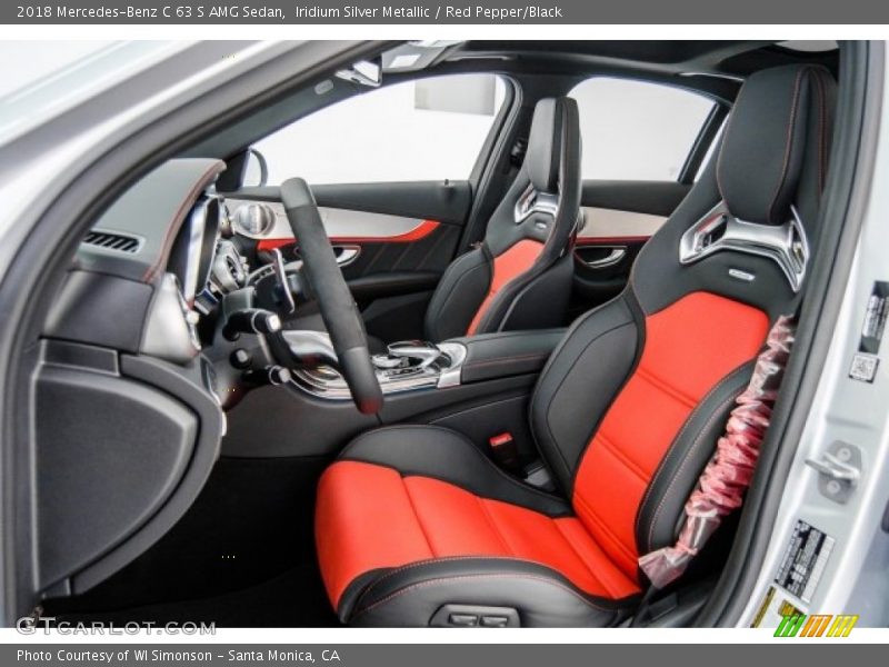 Front Seat of 2018 C 63 S AMG Sedan