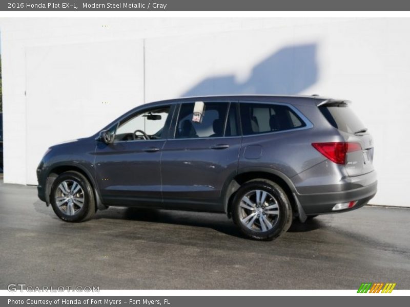 Modern Steel Metallic / Gray 2016 Honda Pilot EX-L
