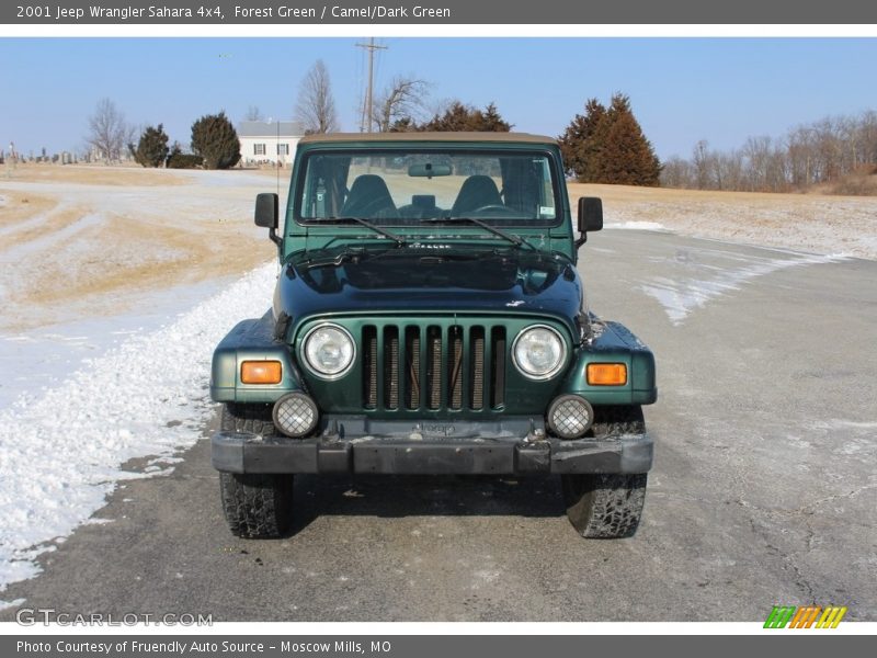 Forest Green / Camel/Dark Green 2001 Jeep Wrangler Sahara 4x4