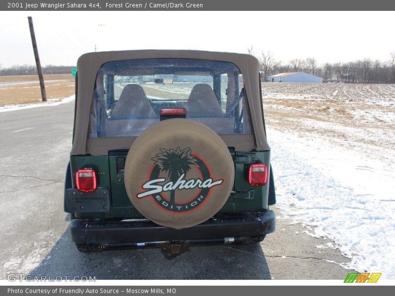 Forest Green / Camel/Dark Green 2001 Jeep Wrangler Sahara 4x4