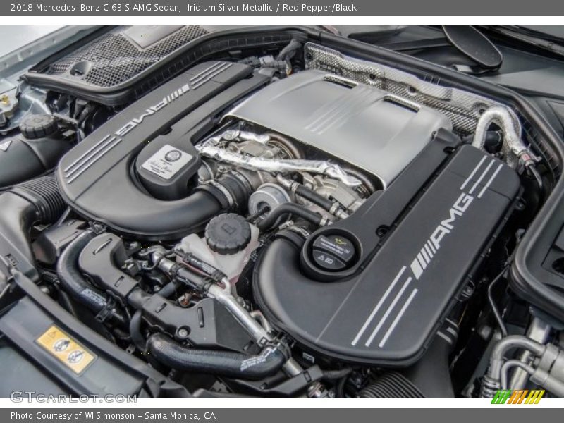  2018 C 63 S AMG Sedan Engine - 4.0 Liter AMG biturbo DOHC 32-Valve VVT V8