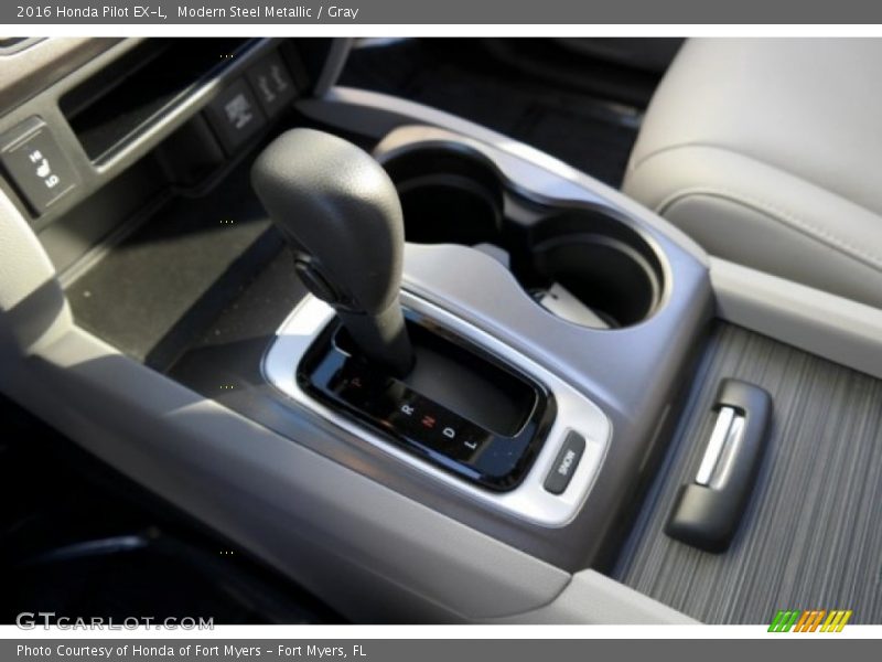 Modern Steel Metallic / Gray 2016 Honda Pilot EX-L