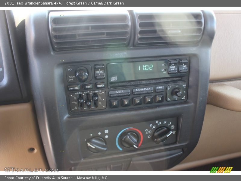 Forest Green / Camel/Dark Green 2001 Jeep Wrangler Sahara 4x4