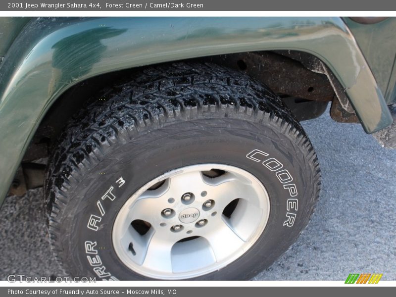 Forest Green / Camel/Dark Green 2001 Jeep Wrangler Sahara 4x4