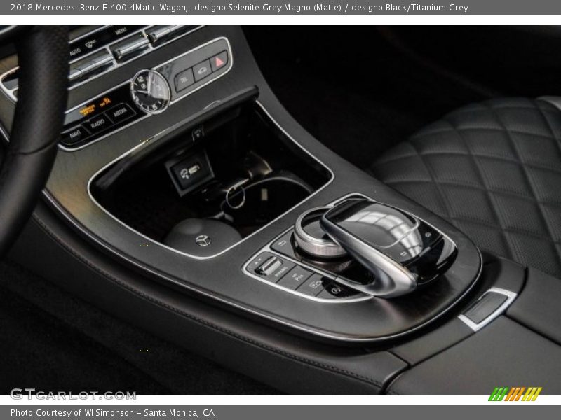 Controls of 2018 E 400 4Matic Wagon