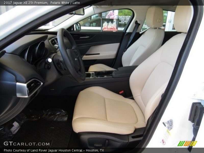 Polaris White / Latte 2017 Jaguar XE 25t Premium
