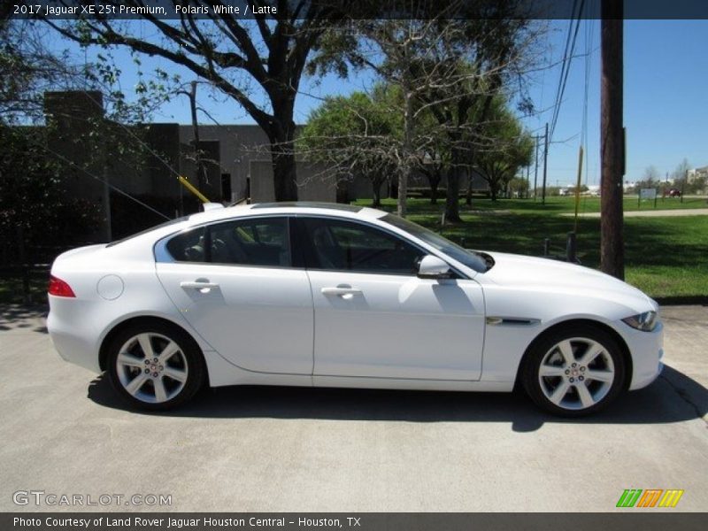 Polaris White / Latte 2017 Jaguar XE 25t Premium