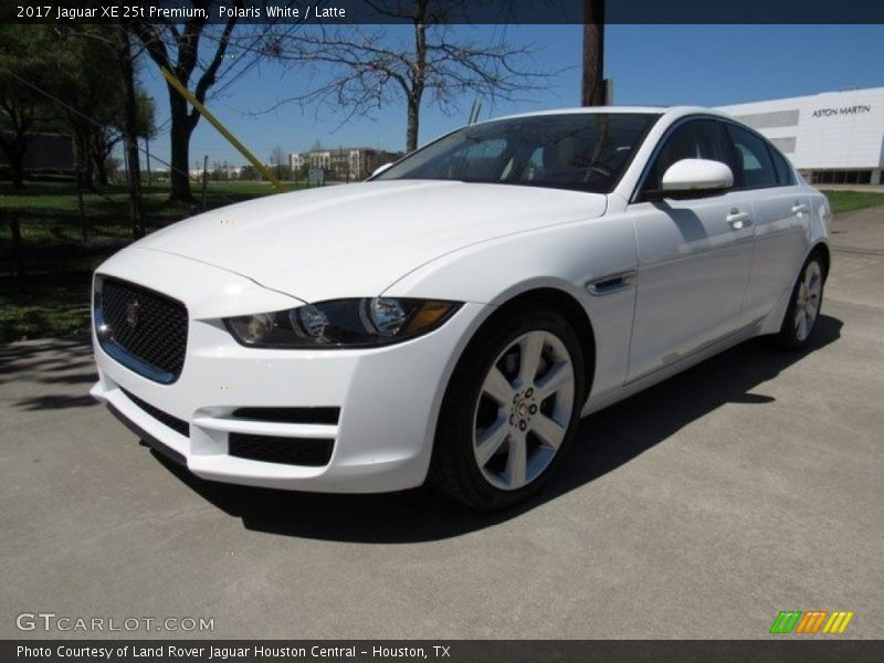 Polaris White / Latte 2017 Jaguar XE 25t Premium