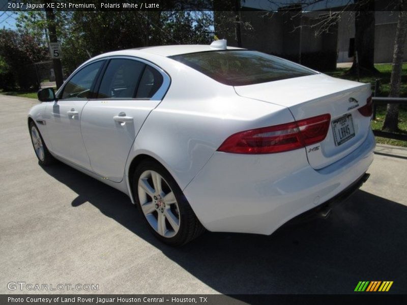 Polaris White / Latte 2017 Jaguar XE 25t Premium
