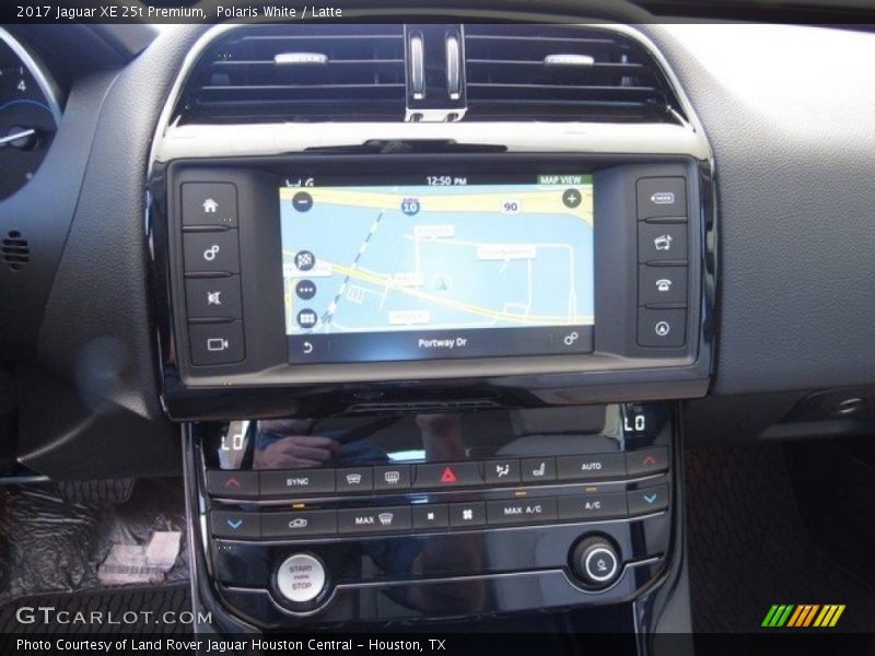 Polaris White / Latte 2017 Jaguar XE 25t Premium