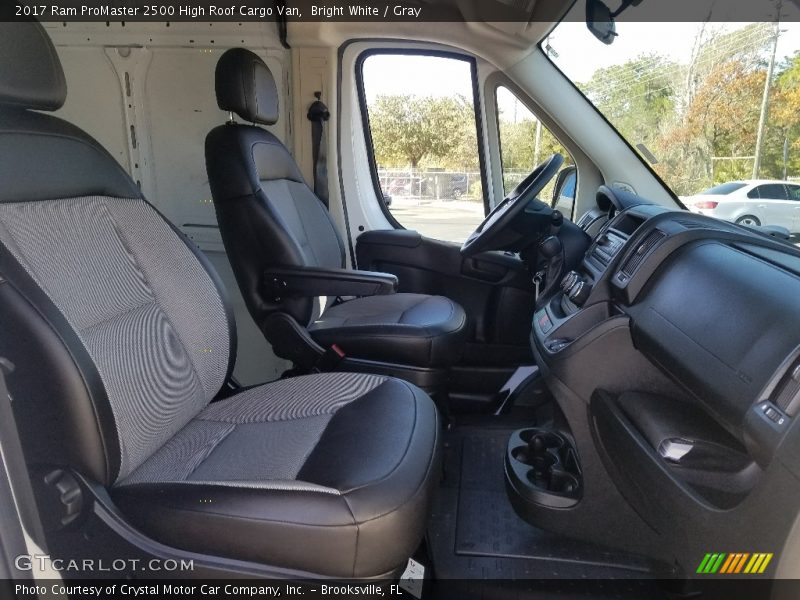 Bright White / Gray 2017 Ram ProMaster 2500 High Roof Cargo Van