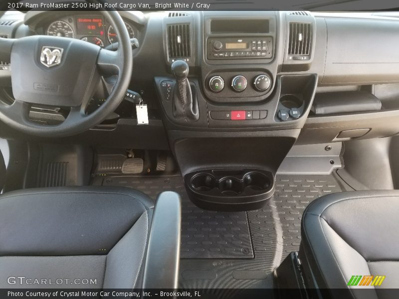 Bright White / Gray 2017 Ram ProMaster 2500 High Roof Cargo Van