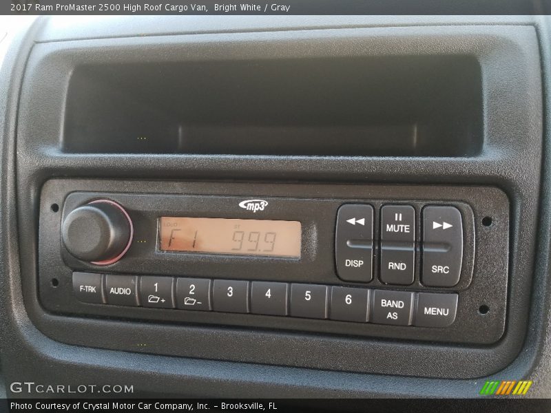 Bright White / Gray 2017 Ram ProMaster 2500 High Roof Cargo Van