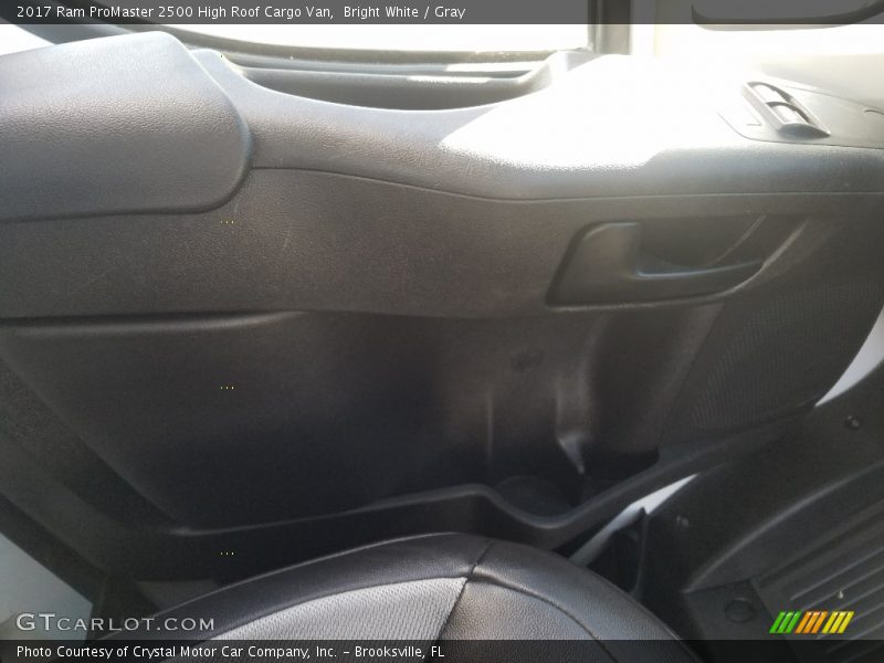Bright White / Gray 2017 Ram ProMaster 2500 High Roof Cargo Van