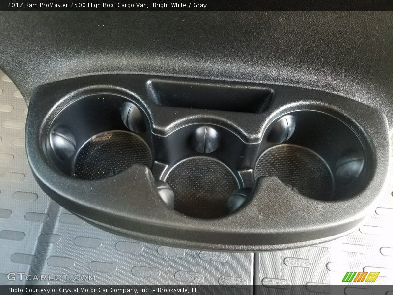 Bright White / Gray 2017 Ram ProMaster 2500 High Roof Cargo Van