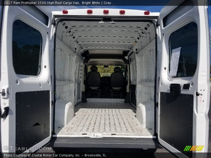 Bright White / Gray 2017 Ram ProMaster 2500 High Roof Cargo Van