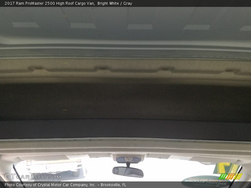 Bright White / Gray 2017 Ram ProMaster 2500 High Roof Cargo Van