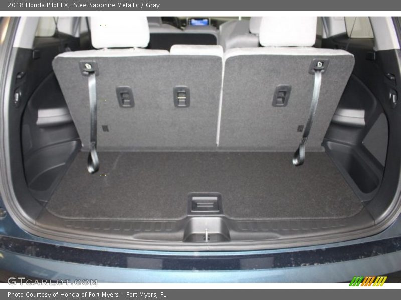 Steel Sapphire Metallic / Gray 2018 Honda Pilot EX