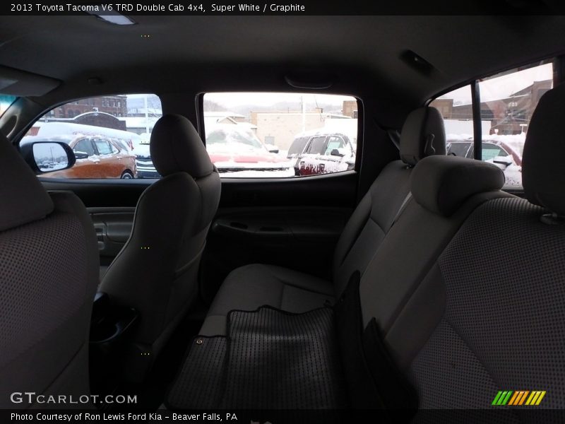 Super White / Graphite 2013 Toyota Tacoma V6 TRD Double Cab 4x4