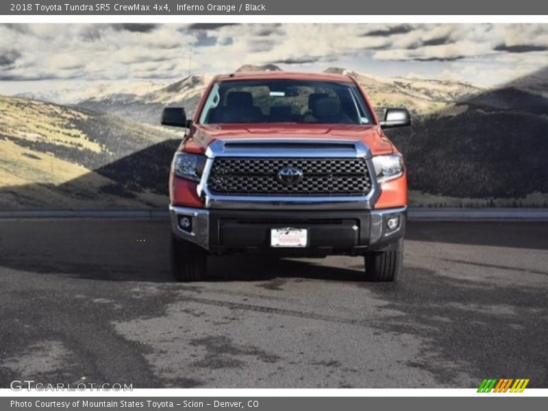 Inferno Orange / Black 2018 Toyota Tundra SR5 CrewMax 4x4