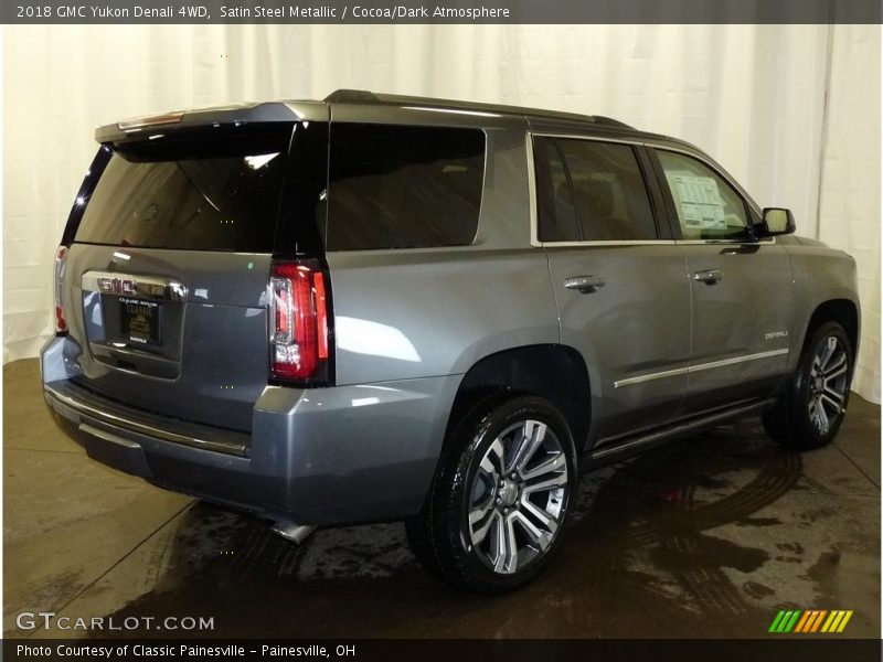 Satin Steel Metallic / Cocoa/Dark Atmosphere 2018 GMC Yukon Denali 4WD