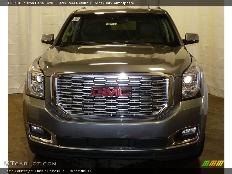 Satin Steel Metallic / Cocoa/Dark Atmosphere 2018 GMC Yukon Denali 4WD