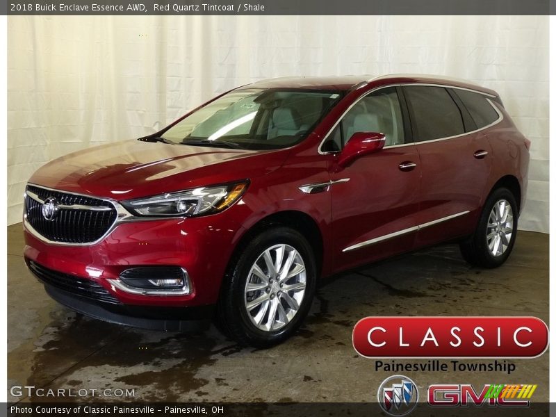 Red Quartz Tintcoat / Shale 2018 Buick Enclave Essence AWD