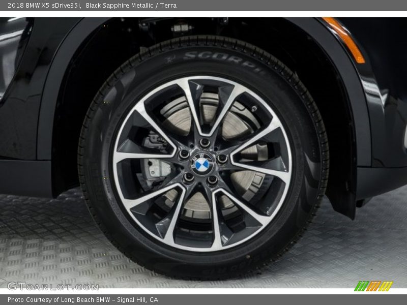 Black Sapphire Metallic / Terra 2018 BMW X5 sDrive35i