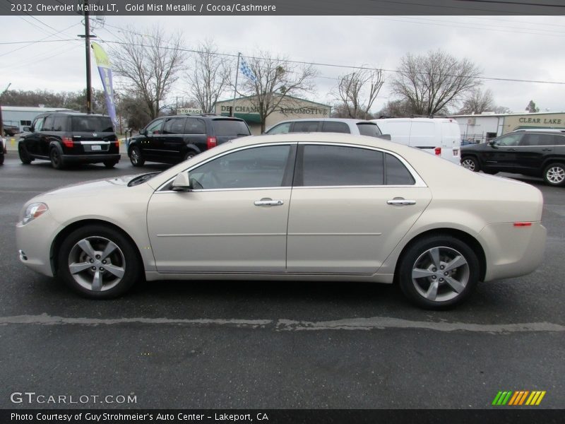 Gold Mist Metallic / Cocoa/Cashmere 2012 Chevrolet Malibu LT