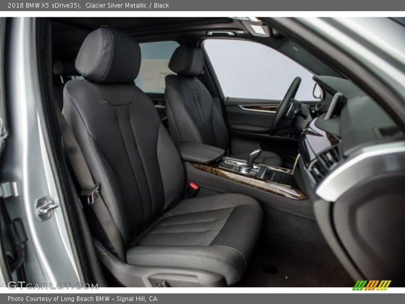 Glacier Silver Metallic / Black 2018 BMW X5 sDrive35i