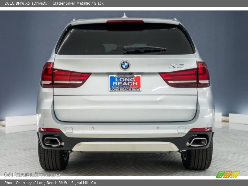 Glacier Silver Metallic / Black 2018 BMW X5 sDrive35i