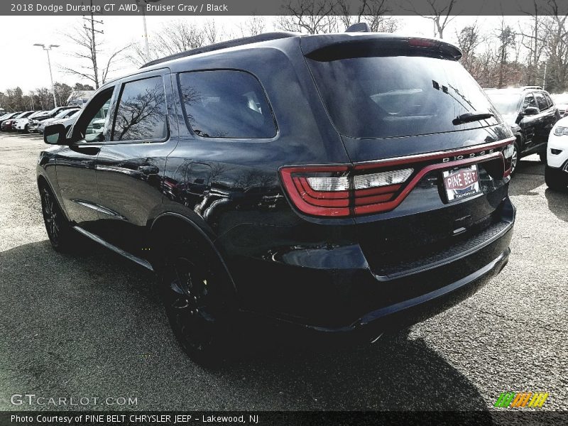 Bruiser Gray / Black 2018 Dodge Durango GT AWD