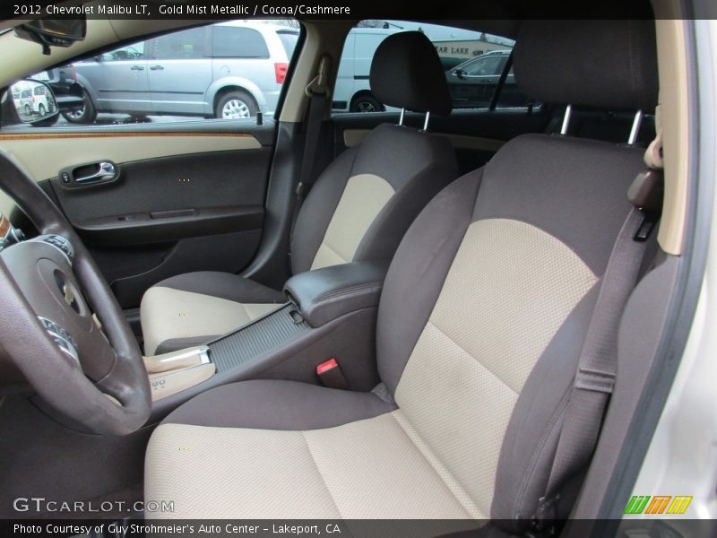 Gold Mist Metallic / Cocoa/Cashmere 2012 Chevrolet Malibu LT