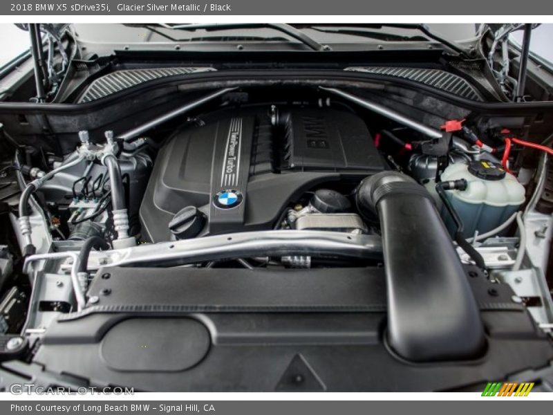 Glacier Silver Metallic / Black 2018 BMW X5 sDrive35i