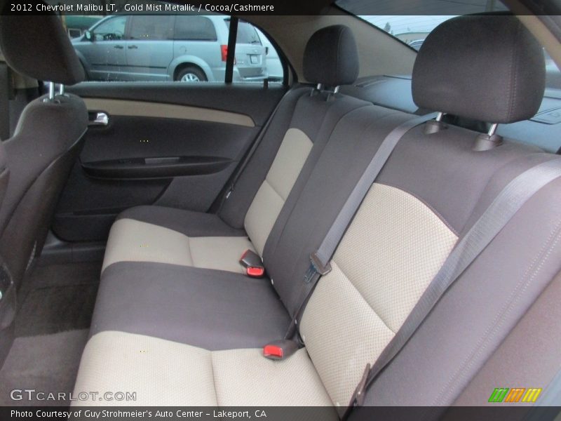 Gold Mist Metallic / Cocoa/Cashmere 2012 Chevrolet Malibu LT