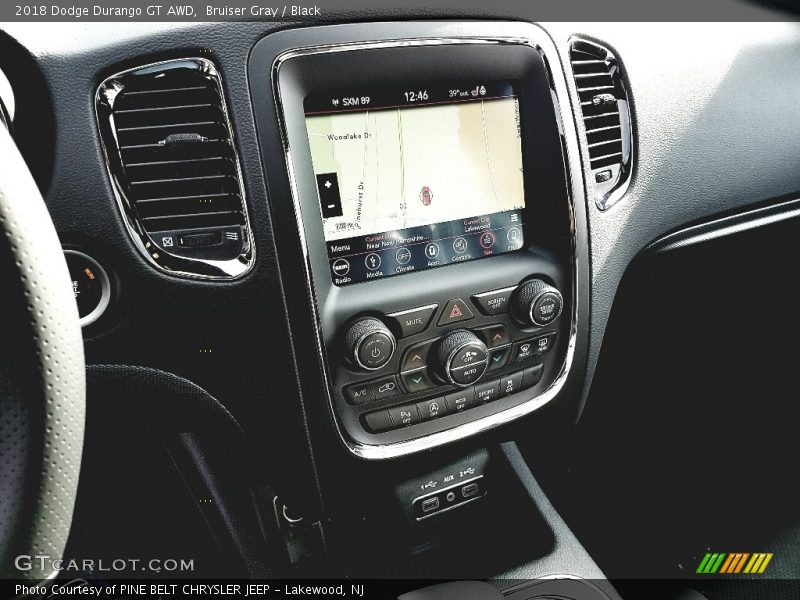 Bruiser Gray / Black 2018 Dodge Durango GT AWD