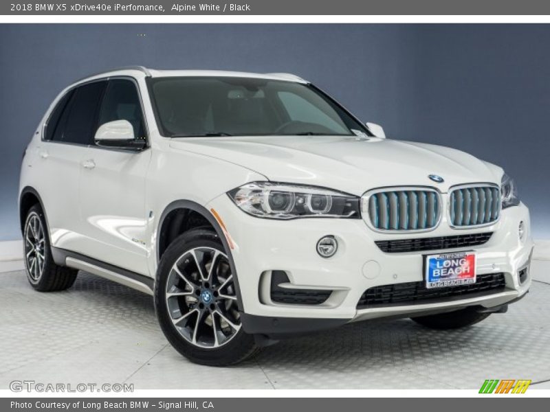 Alpine White / Black 2018 BMW X5 xDrive40e iPerfomance